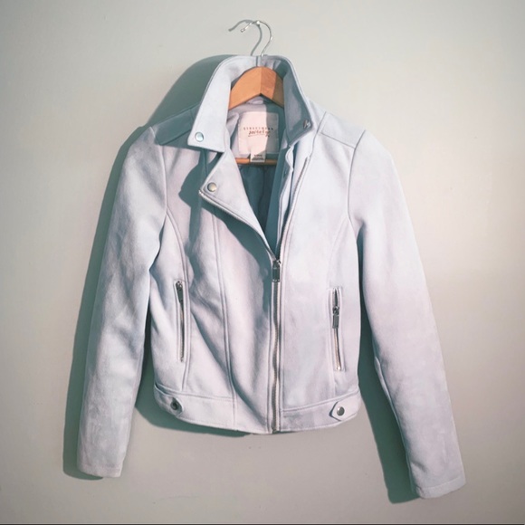 Faux suede Moto jacket - Picture 2 of 8